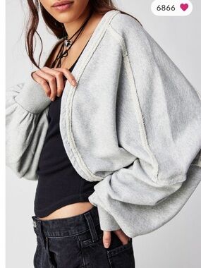 Free People “Shrug it off sweatshirt “